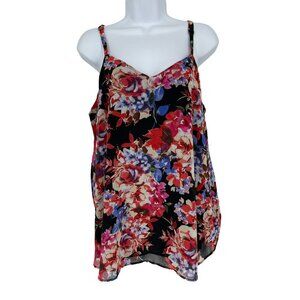 Torrid Sophie Chiffon Floral Swing  Cami Size L